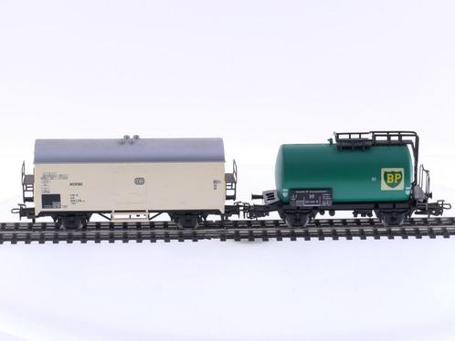 Schaal H0 Märklin 4415 & 4644 set van 2 goederenwagen van.., Hobby en Vrije tijd, Modeltreinen | H0, Wisselstroom, Analoog, Zo goed als nieuw