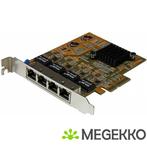 StarTech.com 4-Poort PCI Express gigabit netwerk adapter, Verzenden, Nieuw