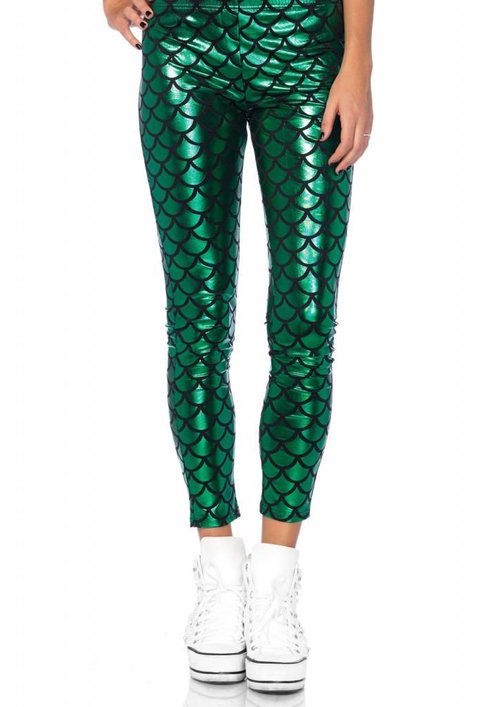 Groene Zeemeermin legging met schubben look, Kleding | Dames, Carnavalskleding en Feestkleding, Nieuw, Ophalen of Verzenden
