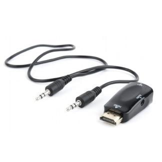 HDMI naar VGA adapter | Cablexpert (Jack 3.5 mm, Full HD), Audio, Tv en Foto, Audiokabels en Televisiekabels, Nieuw, Verzenden