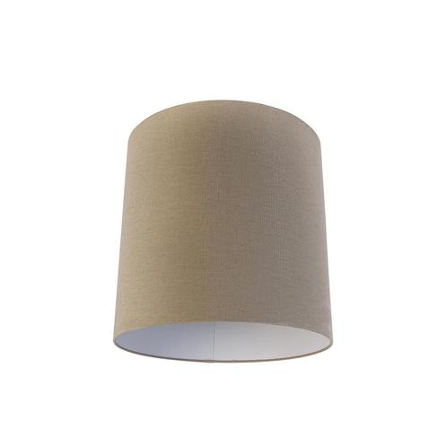 Stoffen lampenkap lichtbruin cilinder 40/40/40, Huis en Inrichting, Lampen | Lampenkappen, 25 tot 50 cm, Overige vormen, Bruin
