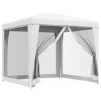 Partytent met 4 mesh zijwanden 2,5x2,5 m wit (Partytenten), Verzenden, Nieuw, 2 meter of meer, Partytent
