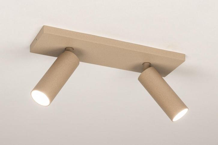 Rietveld Spots - Taupe - Aluminium, Huis en Inrichting, Lampen | Hanglampen, Verzenden