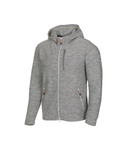 Ivanhoe vest Titus Hoodie voor heren van wol - Grey Marl..., Kleding | Heren, Truien en Vesten, Grijs, Nieuw, Verzenden