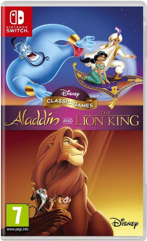 Switch Disney Classic Games: Aladdin and The Lion King, Spelcomputers en Games, Games | Nintendo Switch, Zo goed als nieuw, Verzenden