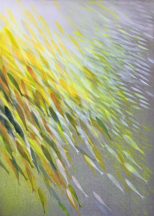 Malgorzata Krakowiak - Fish n*142 - XXL, Antiek en Kunst, Kunst | Schilderijen | Modern