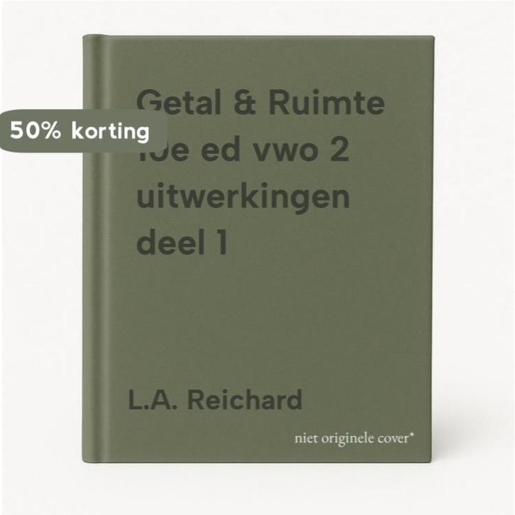 Getal & Ruimte 10e ed vwo 2 uitwerkingen deel 1, Boeken, Schoolboeken, Gelezen, Verzenden