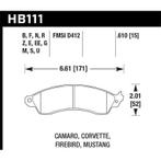 Hawk 1990-1990 Chevy Camaro Iroc-Z (w/Heavy Duty Brakes), Ophalen of Verzenden, Nieuw
