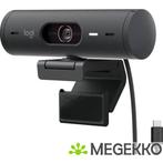 Logitech Brio 505 webcam 4 MP 1920 x 1080 Pixels USB Zwart, Computers en Software, Webcams, Nieuw, Verzenden, Logitech