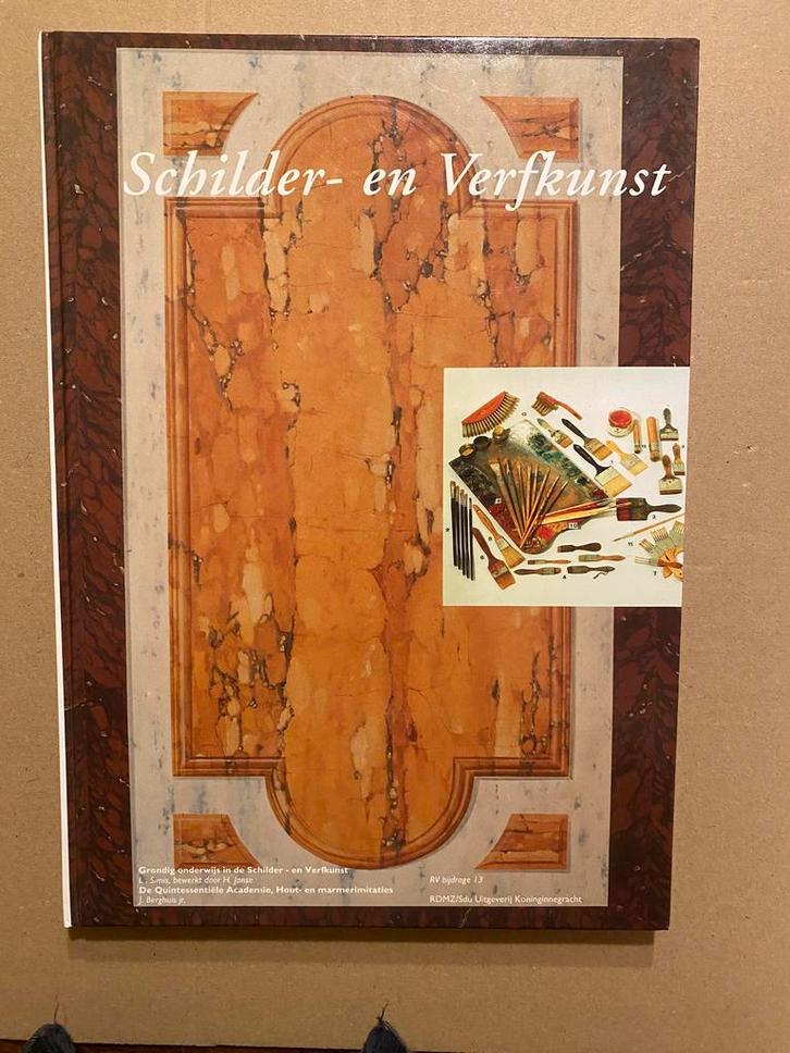 Schilder- en Verfkunst - Hout- en Marmerimitaties - NIEUW, Boeken, Hobby en Vrije tijd, Zo goed als nieuw, Houtbewerking, Ophalen of Verzenden