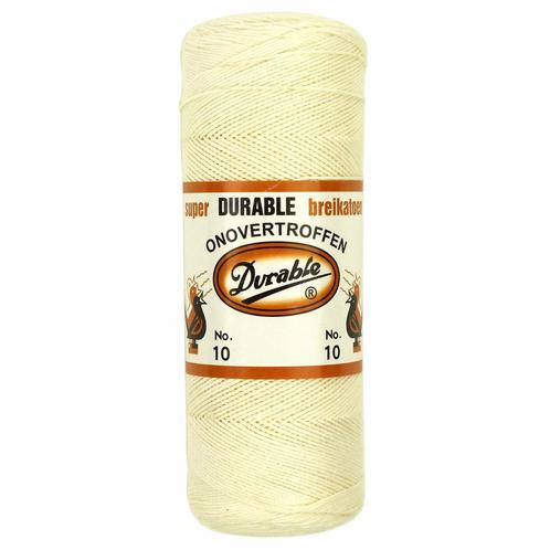 Durable Breikatoen Nr. 10 - 087 ecru - Katoen Garen, Hobby en Vrije tijd, Breien en Haken, Ophalen of Verzenden