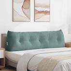 vidaXL Rugkussen Zeegroen 160 x 24 x 50 cm Fluweel, Huis en Inrichting, Woonaccessoires | Kussens, Verzenden, Nieuw, Groen