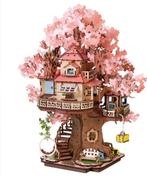 Robotime Sakura Boomhut Kersenbloesem Miniatuur Creatief..., Verzenden, Nieuw