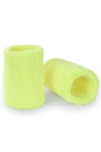 Zweetbandjes Fluor Geel, Verzenden, Nieuw