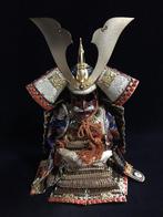 Japanese Vintage Samurai Helmet KABUTO YOROI MENPO (H:46cm), Antiek en Kunst