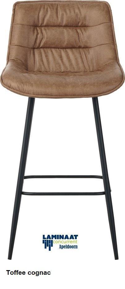 Barstoel €94,95p/st 6 X Kleur Microfiber Zonder Armleuning, Huis en Inrichting, Stoelen, Vijf, Zes of meer stoelen, Bruin, Nieuw