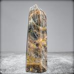 Natuurlijke donkere maansteen sprankelend Obelisk- 510.16 g, Verzamelen