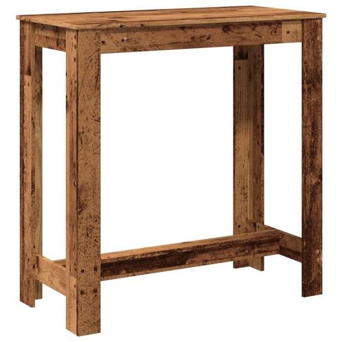 Bartafel 102cm Houtkleur | Superkoopje! | OP=OP, Huis en Inrichting, Tafels | Statafels, Nieuw, Ophalen of Verzenden