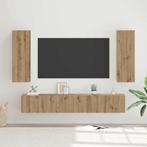 vidaXL Tv-meubelset 4 pcs artisanaal eikenkleurig 30.5 x 30, Huis en Inrichting, Minder dan 50 cm, Verzenden, Nieuw, Minder dan 100 cm