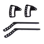 Rugged Ridge Aluminum Grab Handles F/R Kit Black 07-18 Jeep, Ophalen of Verzenden, Nieuw