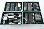 Bestekset voor 12 personen (136) - Régence - Verzilverd -, Antiek en Kunst, Antiek | Meubels | Tafels
