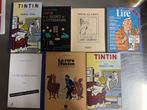 Een verzameling van 7 boeken en tijdschriften over Tintin. -, Boeken, Nieuw