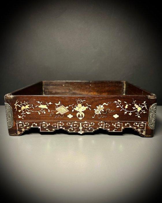 NO RESERVE - Prachtig antiek Vietnamees dienblad van, Antiek en Kunst, Antiek | Overige Antiek