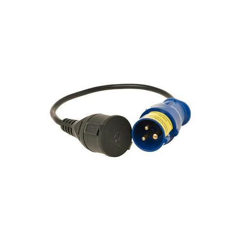 Camping CEE stekker - 3-polig - Mannelijk - Met kabel, Doe-het-zelf en Verbouw, Elektra en Kabels, Stekker, Nieuw, Ophalen of Verzenden
