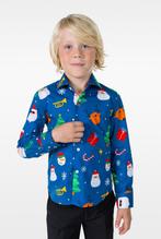 Blauw Overhemd Kerstfiguren Kind, Ophalen of Verzenden, Nieuw
