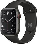 Apple Watch Series 5 40 mm kast van zwart titanium met zwart, Verzenden, Zo goed als nieuw