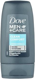 DOVE MEN+CARE CLEAN COMFORT BODY WASH DOUCHEGEL FLACON 55 ML, Nieuw, Verzenden