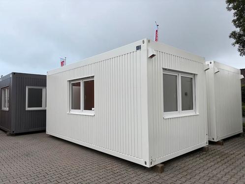 Kantoorunit - 6 x 3 meter | Kopraam/zijraam rechts, Zakelijke goederen, Machines en Bouw | Keten en Containers, Ophalen of Verzenden