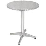 RVS tafel - Aluminium voet - Rond - 60 cm - U425, Verzenden, Nieuw in verpakking