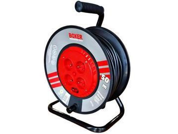 Veiling - Kabelhaspel - Verlengsnoer - 4 Stopcontacten - 50M beschikbaar voor biedingen