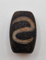 Oud Tibetaans of Nepalese Geëtst archaïsch glas Yin en Yang