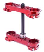 X-Trig Rocs Tech kroonplaten offset 14mm Rood/bruin KTM SX 8, Verzenden, Nieuw