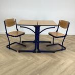 complete schoolset Marko 8x tafels + stoelen, zithoogte 46, Huis en Inrichting, Stoelen, Ophalen of Verzenden, Gebruikt, Hout