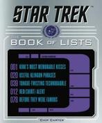 Star Trek: the book of lists by Chip Carter (Hardback), Gelezen, Chip Carter, Verzenden
