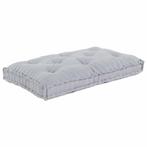 vidaXL Pallet Sofa Kussen Grijs Stof, Huis en Inrichting, Verzenden, Nieuw, Grijs