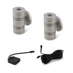Ledisons LED-wandlamp Denno up-down zilver 12V - 2 spots, Nieuw