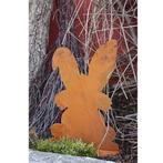 Paasdecoratie konijnen Familie Lepels | Vintage metalen, Nieuw, Verzenden