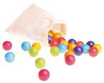 Grimms - 35 houten knikkers (7 regenboogkleuren), Nieuw