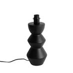 Design tafellamp zwart keramiek 16 cm zonder kap - Alisia, Huis en Inrichting, Lampen | Tafellampen, Nieuw, Overige stijlen