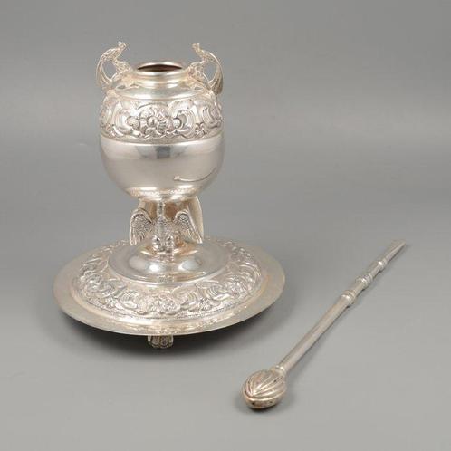 Yerba Maté beker & bombilla - Beker (2) - .900 zilver, Antiek en Kunst, Antiek | Goud en Zilver