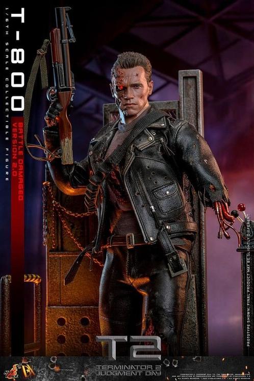 Terminator 2 Action Figure 1/6 T-800 Battle Damaged Version, Verzamelen, Film en Tv, Nieuw, Ophalen of Verzenden