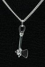 Zilveren Strijdbijl ketting hanger, Verzenden, Nieuw