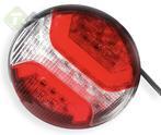 Hamburger Led Achterlicht - Aanhangerlamp 32 LEDS - Rond 12, Ophalen of Verzenden, Nieuw, Universele onderdelen