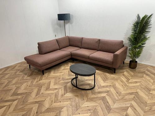 Taupe Hoekbank ~ Losse Kussens Met Afneembare Hoezen, Huis en Inrichting, Banken | Bankstellen, Ophalen of Verzenden