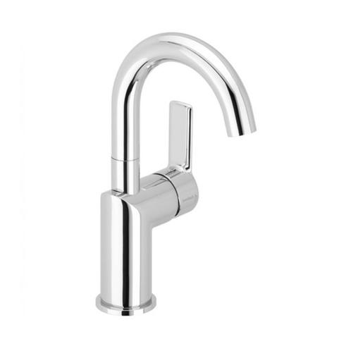 Wastafel Mengkraan BWS Mare Medium Eengats Boog Zonder Waste, Doe-het-zelf en Verbouw, Sanitair, Kraan, Nieuw, Chroom, Ophalen of Verzenden