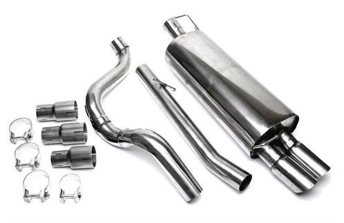 Dubbel Eindpijp Sport Uitlaat 2x76mm Volkswagen Golf RL335, Auto-onderdelen, Uitlaatsystemen, Nieuw, Audi, Seat